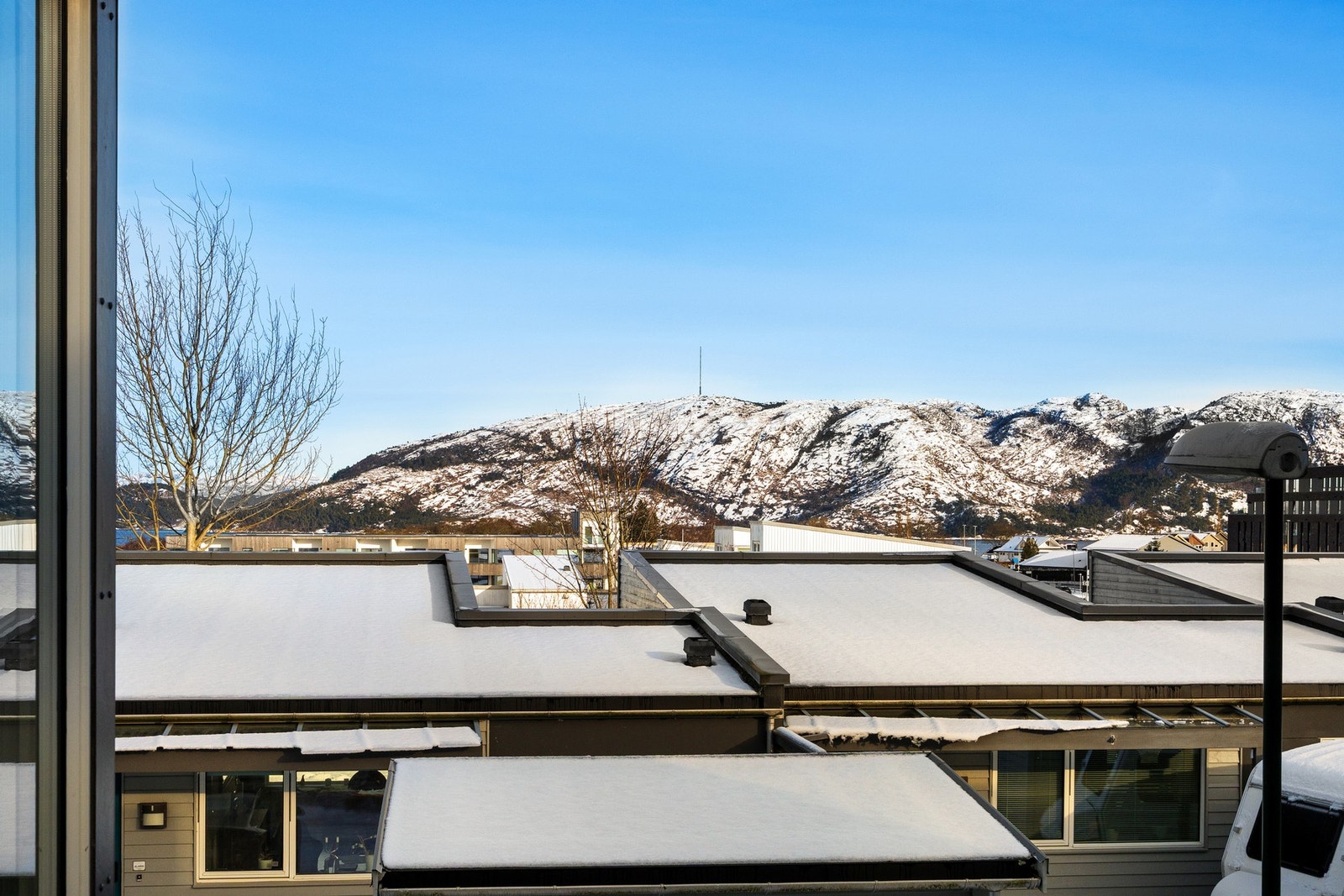 Utsikt fra balkongen. Galleribilde