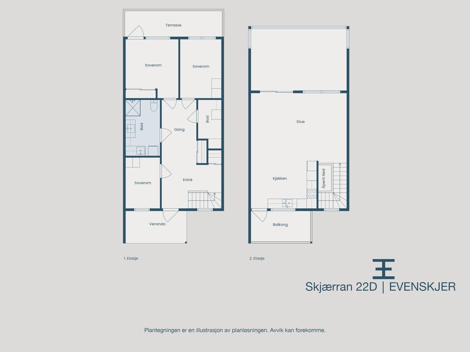 Plantegninger samlet Galleribilde