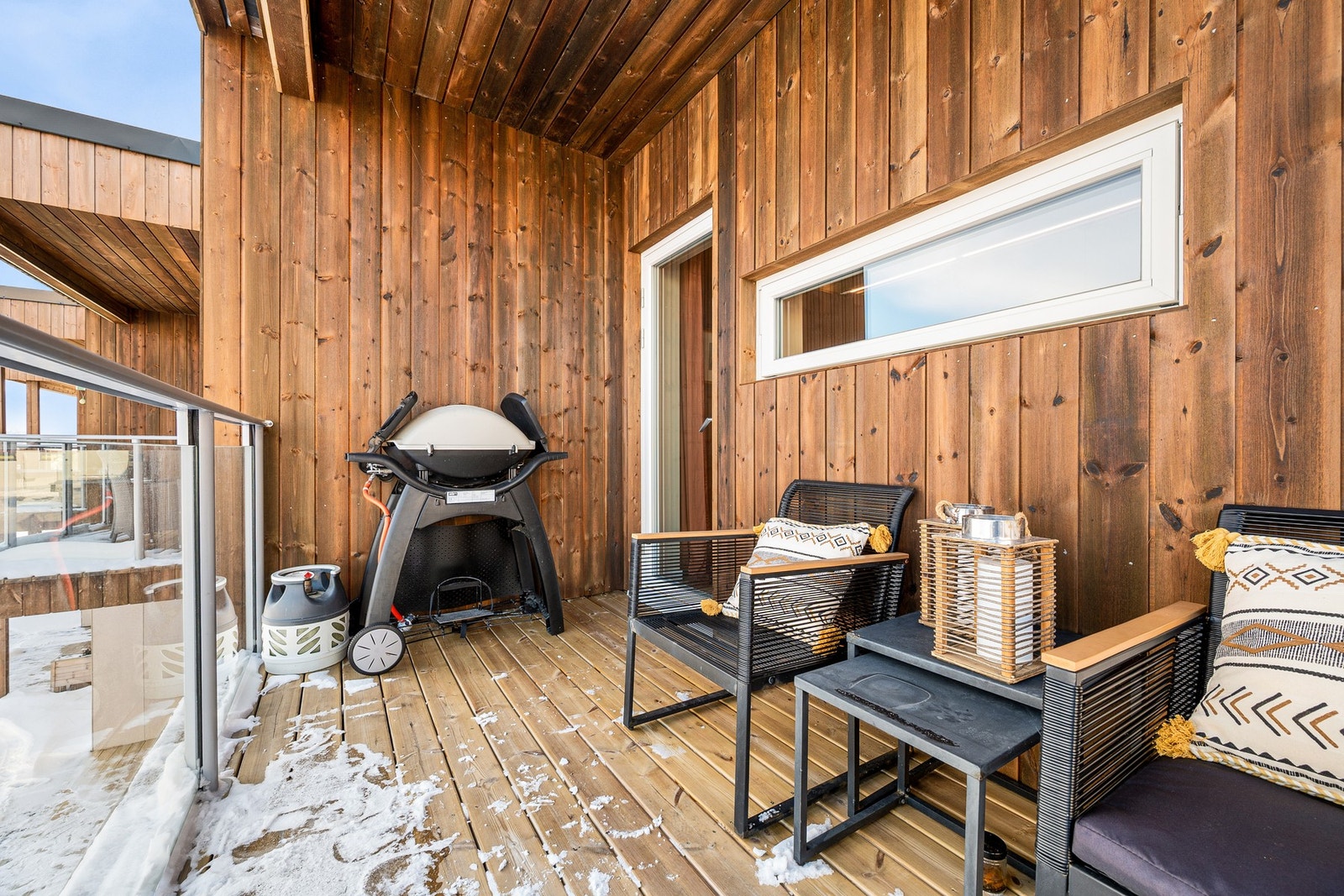 Balkong med utgang fra kjøkken Galleribilde