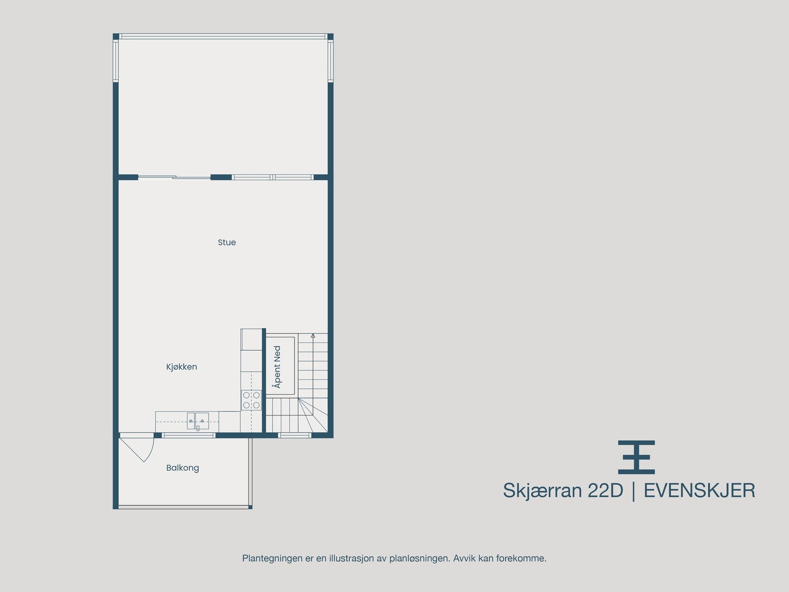 Plantegning 2. etasje Galleribilde