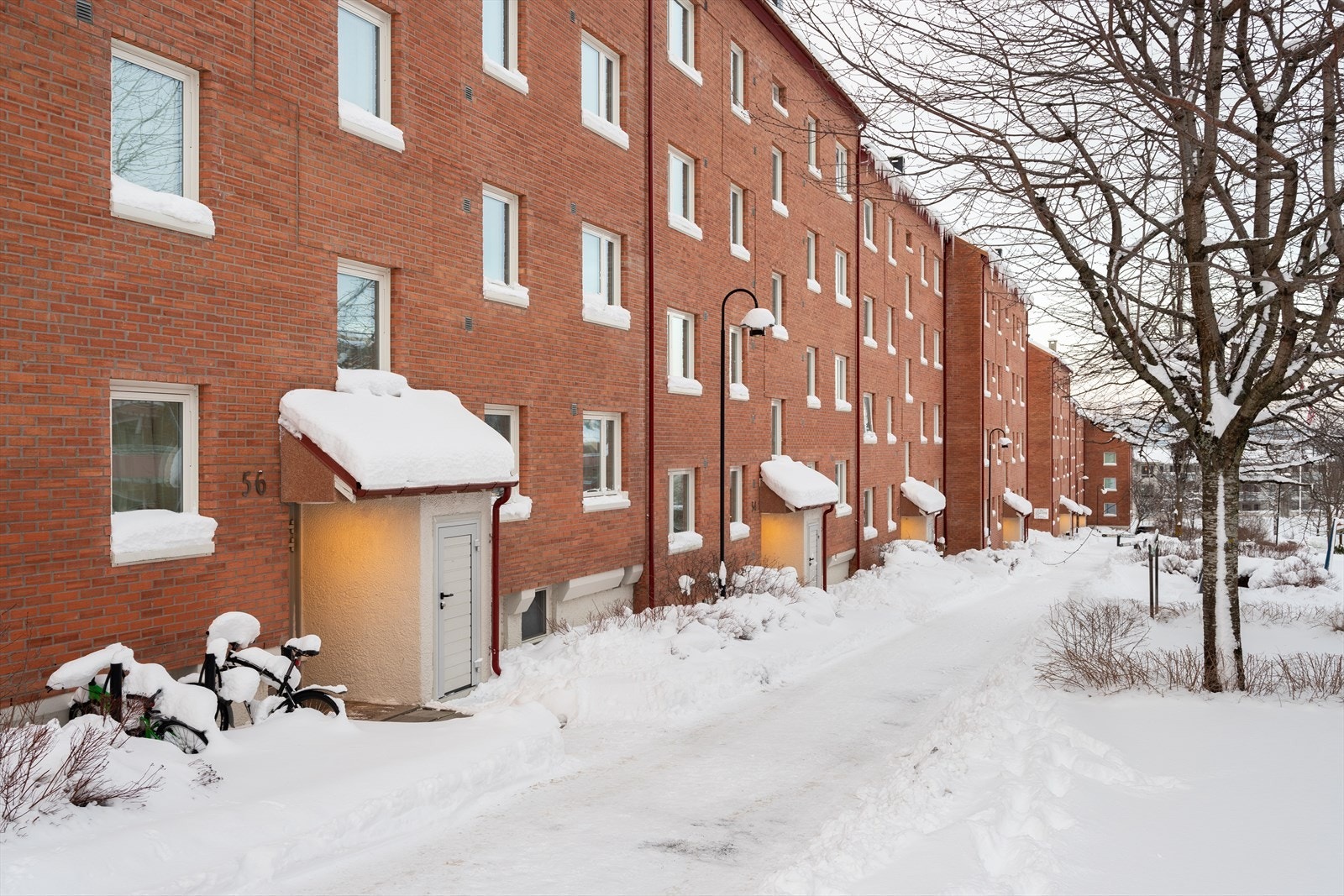 Lade har volleyball-, fotball-, amerikansk fotball- og basketballbaner. Et populært område for store og små. Galleribilde