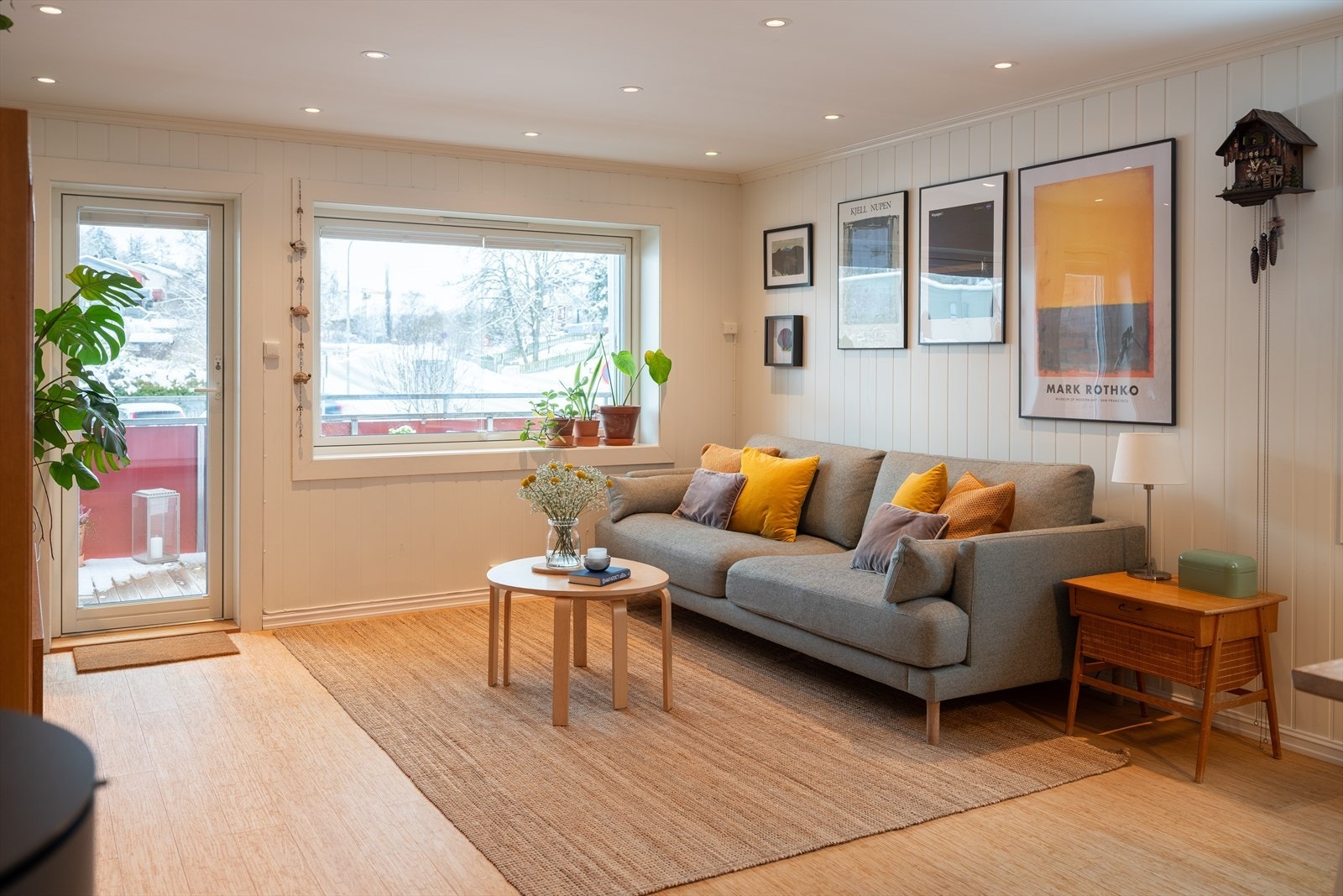 Velkommen til Olav Engelbrektssons alle 56! En innbydende 4-roms hjørneleilighet med ettertraktet beliggenhet på Lade. Foto: Eivind Mølnå. Galleribilde