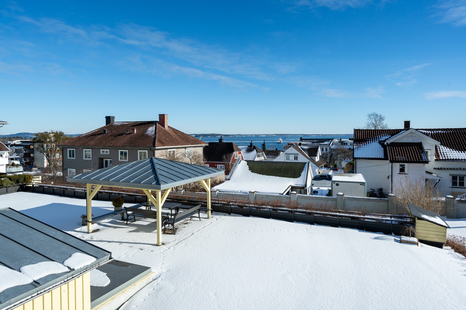 Utsikt terrasse Galleribilde