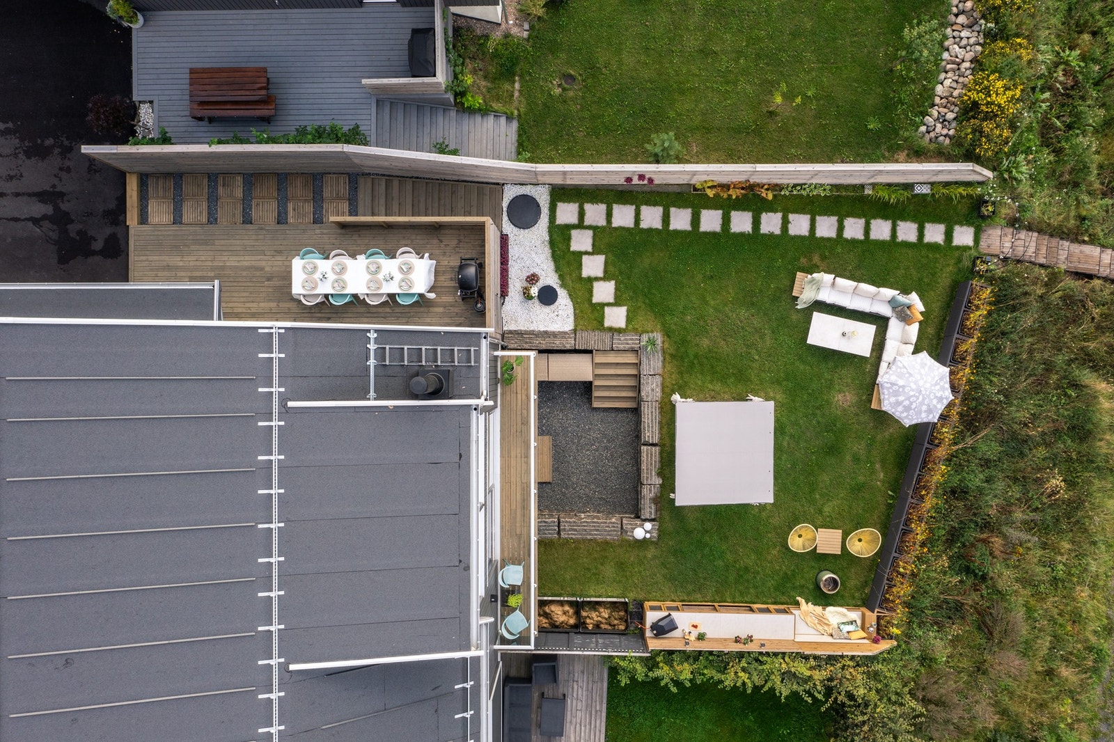 Dronebilde. Galleribilde