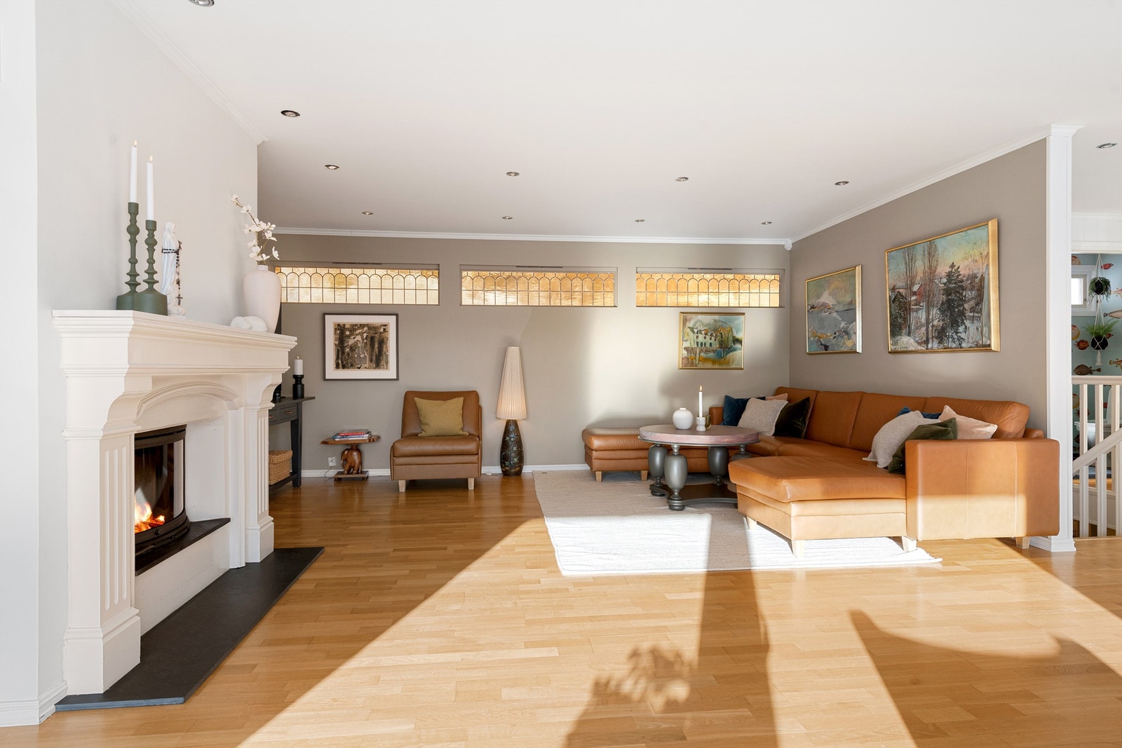 Deler av stuen mot nordvest Galleribilde