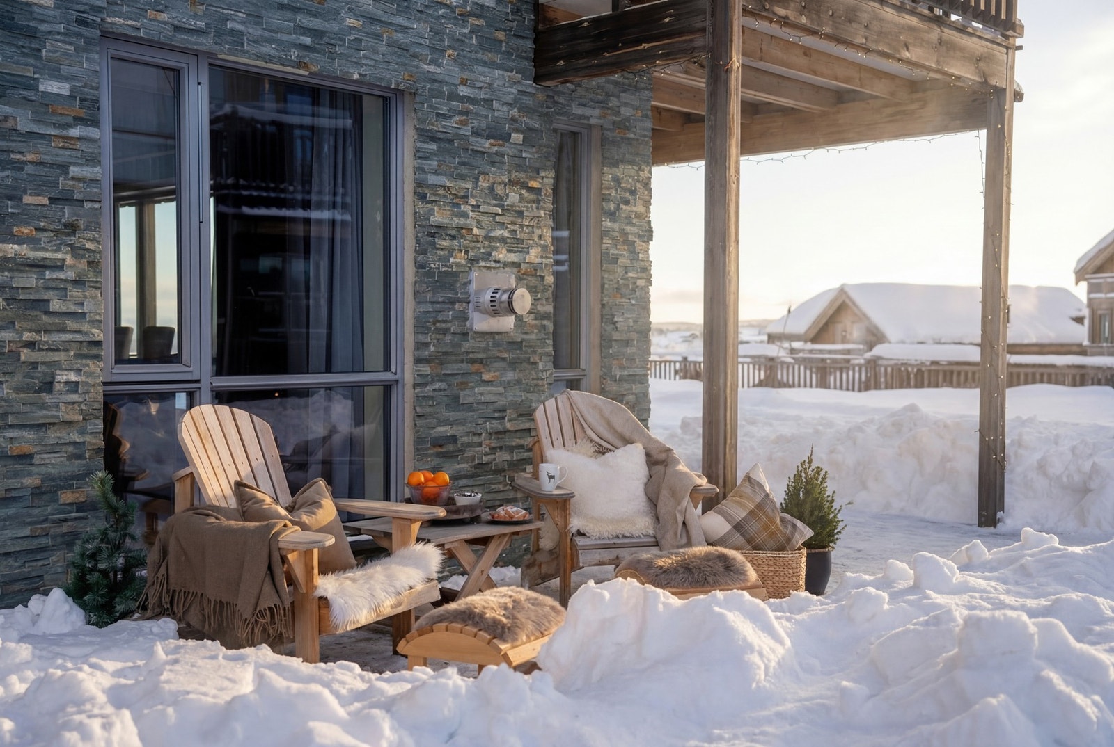 Ettermiddagssolen varmer, kakaoen damper i koppen, og søte, saftige appelsiner venter... Galleribilde