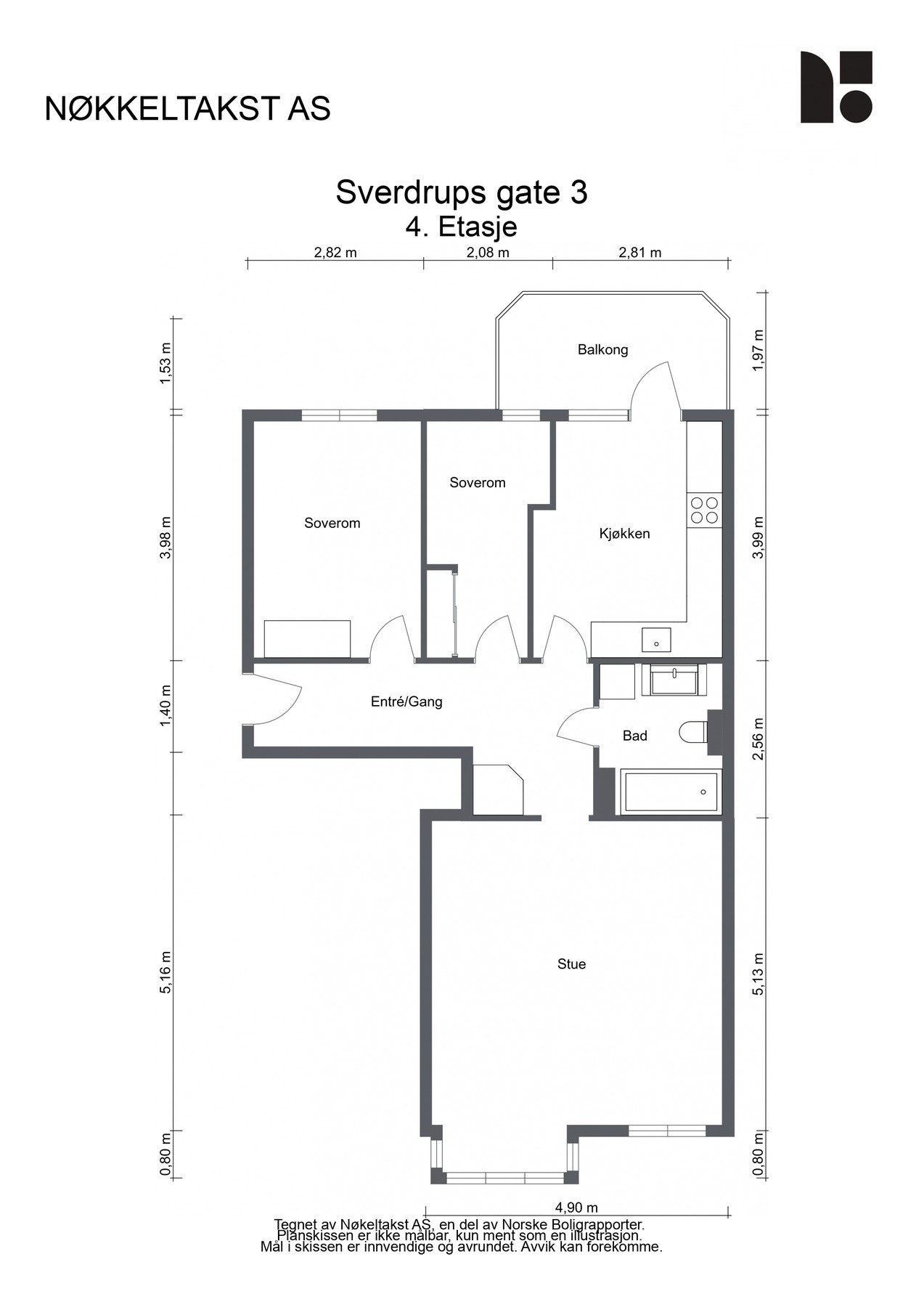 Plantegning Galleribilde