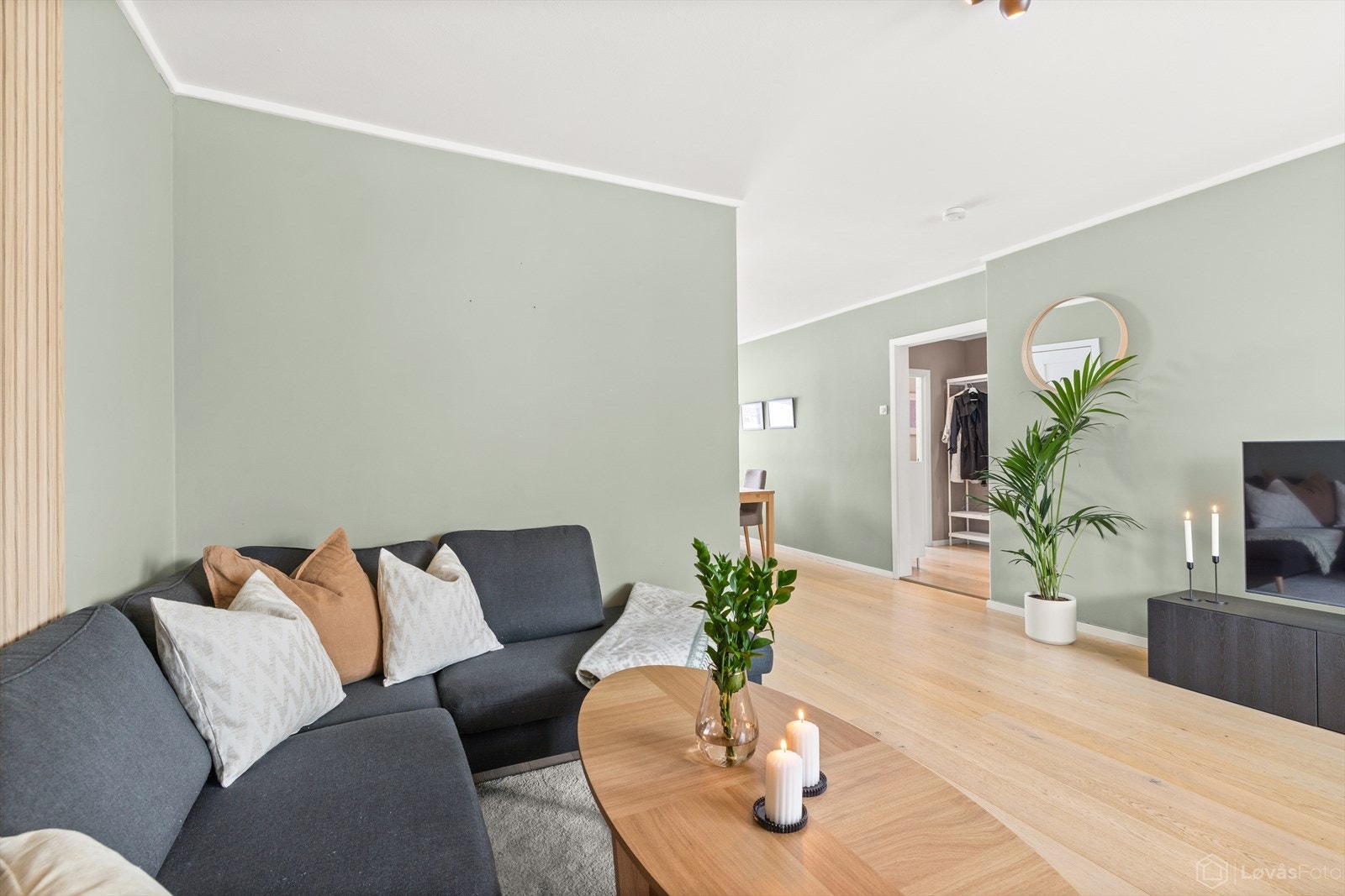 Moderne og lune fargevalg gjør det enkelt å innrede. Galleribilde