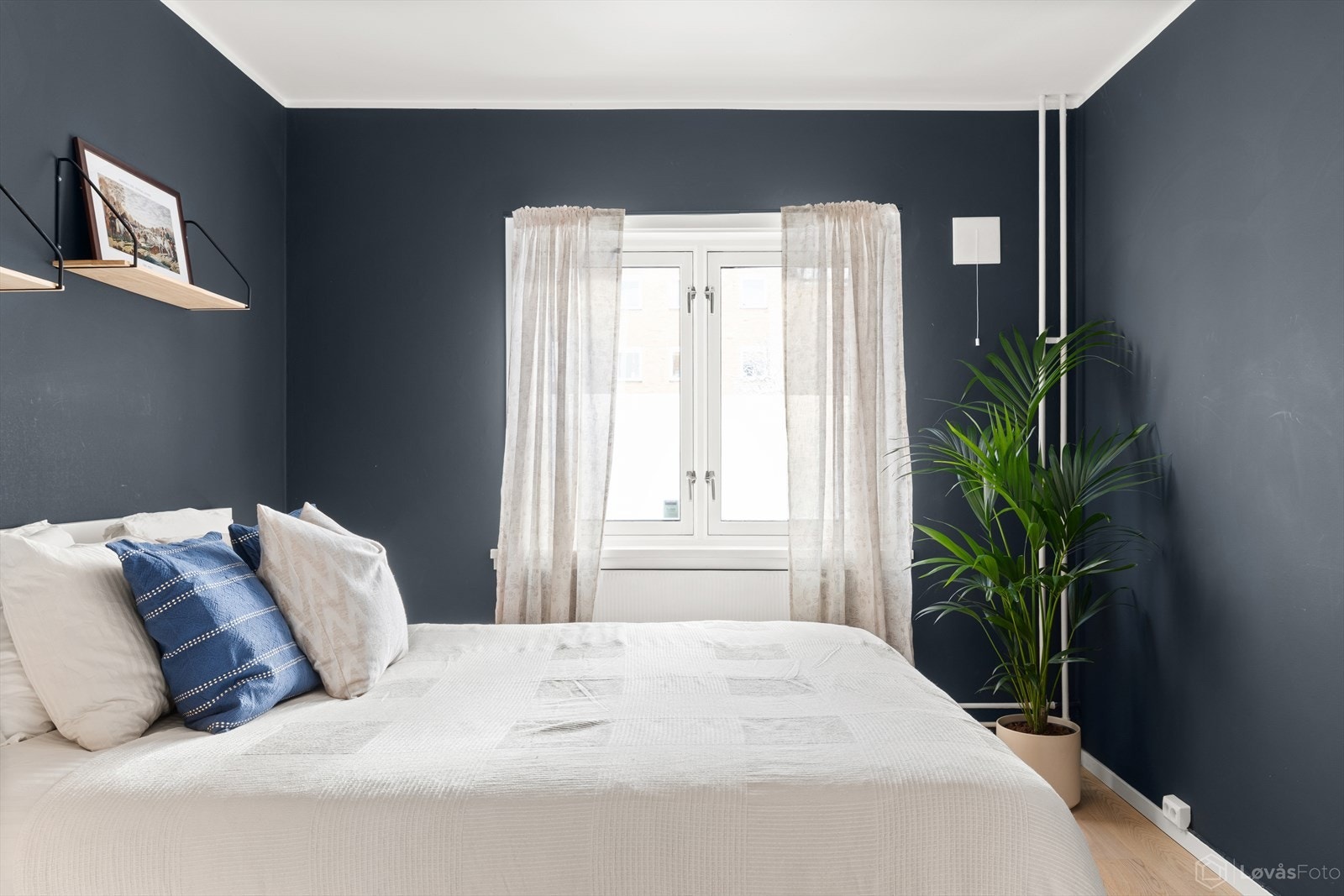 Rommets størrelse gir gode innredningsmuligheter. Galleribilde