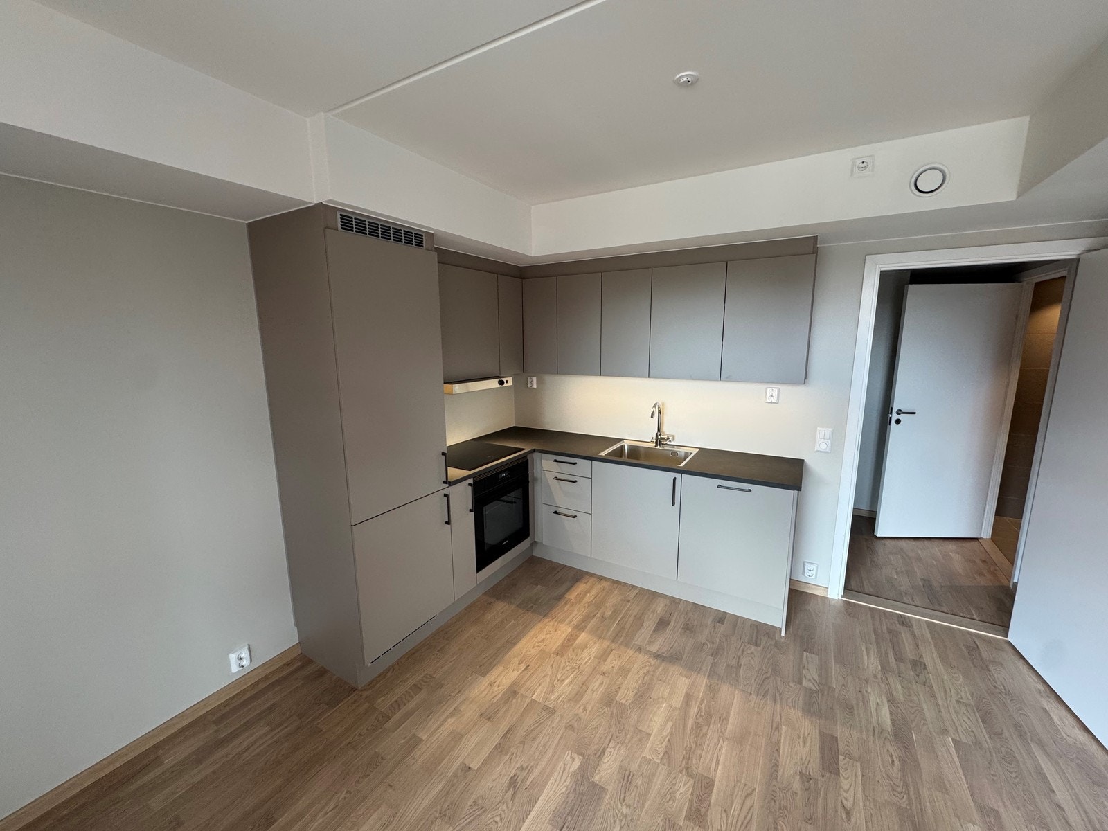 Godt med skap og benkeplass på kjøkkenet. Hvitevarer er inkludert. Galleribilde