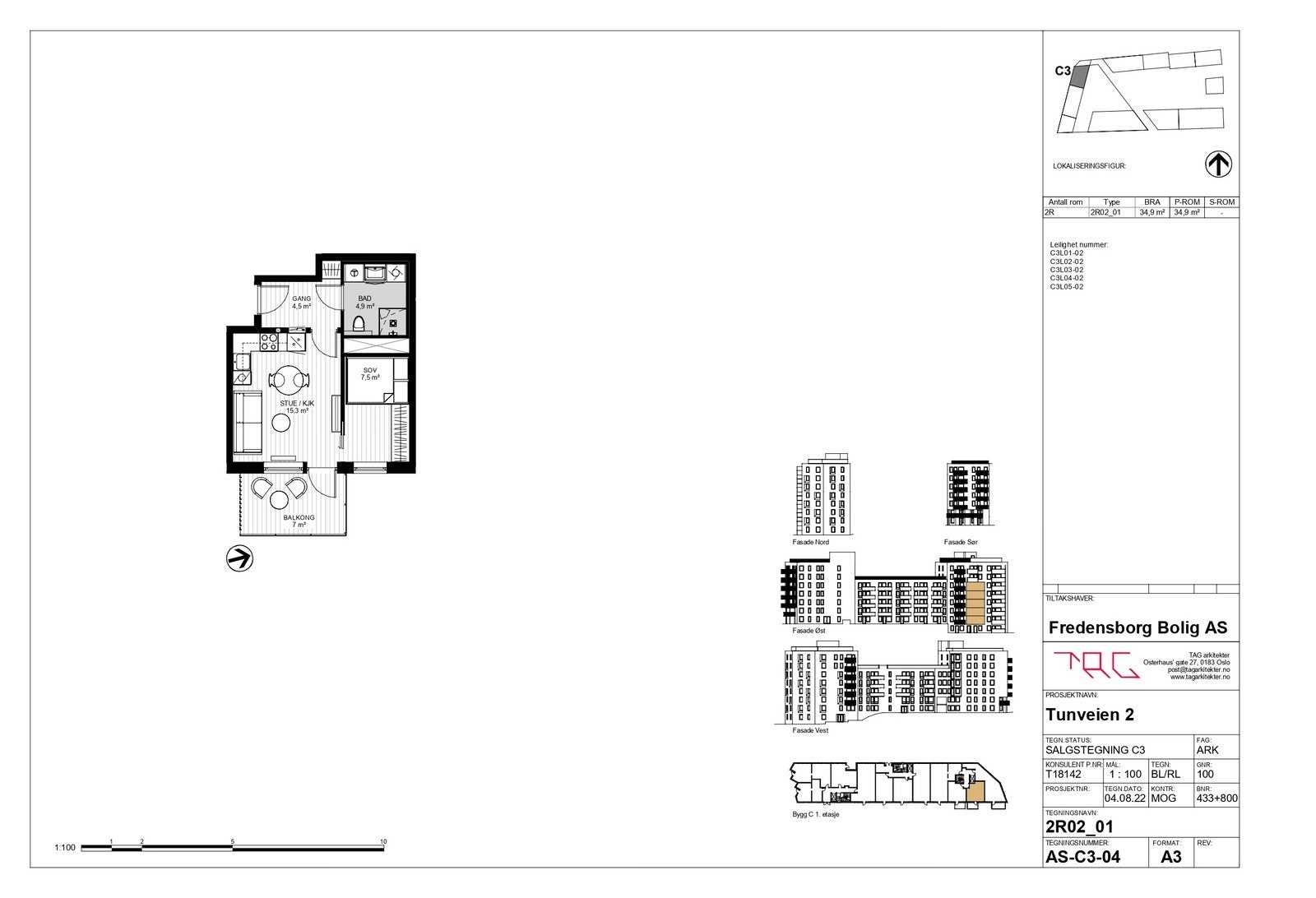 Plantegning. Galleribilde