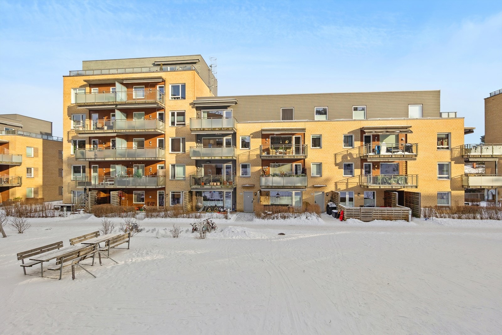 Velkommen til Trasoptunet borettslag - et attraktivt og familievennlig borettslag med gjennomført bebyggelse. Galleribilde