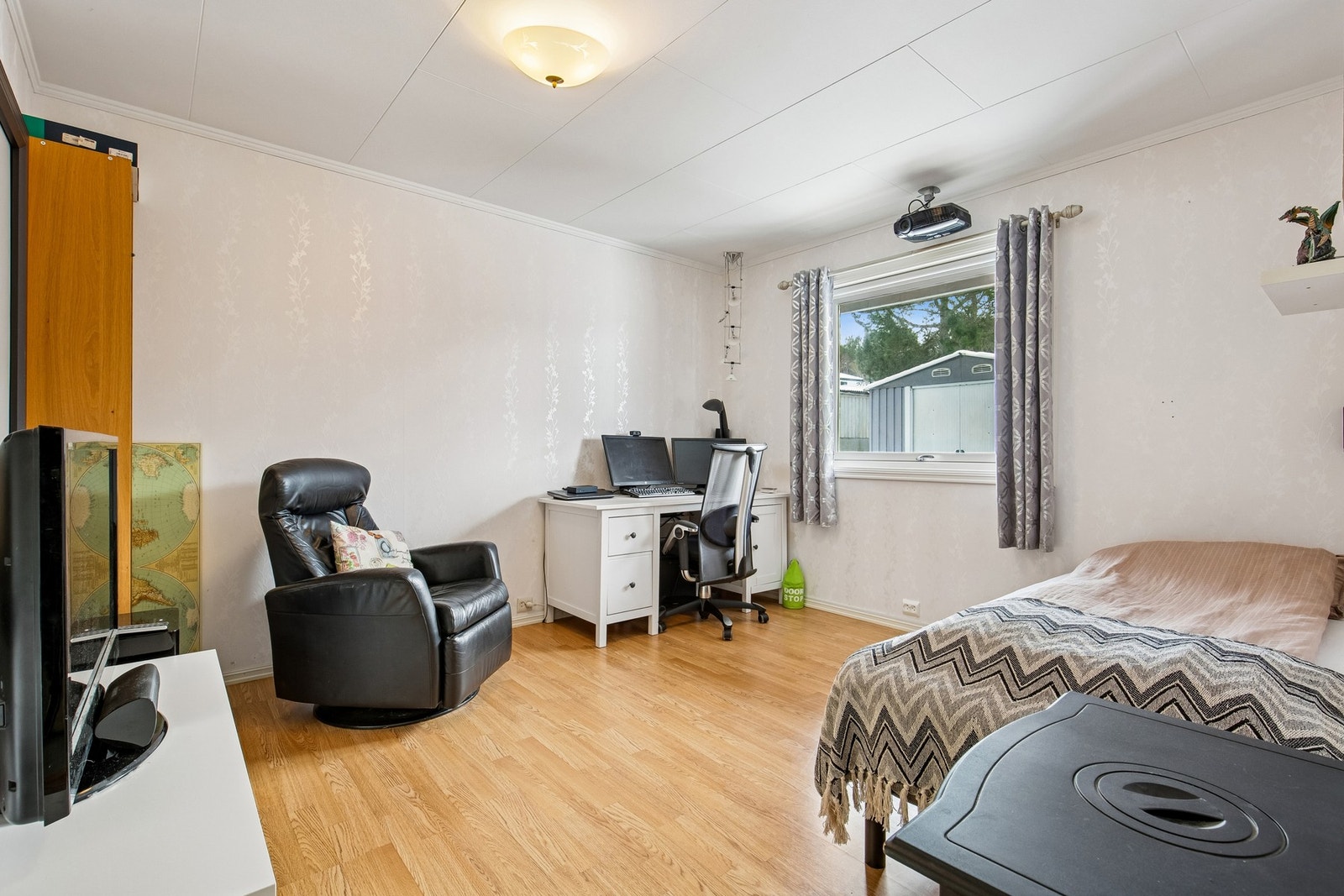 Ett av fire soverom Galleribilde