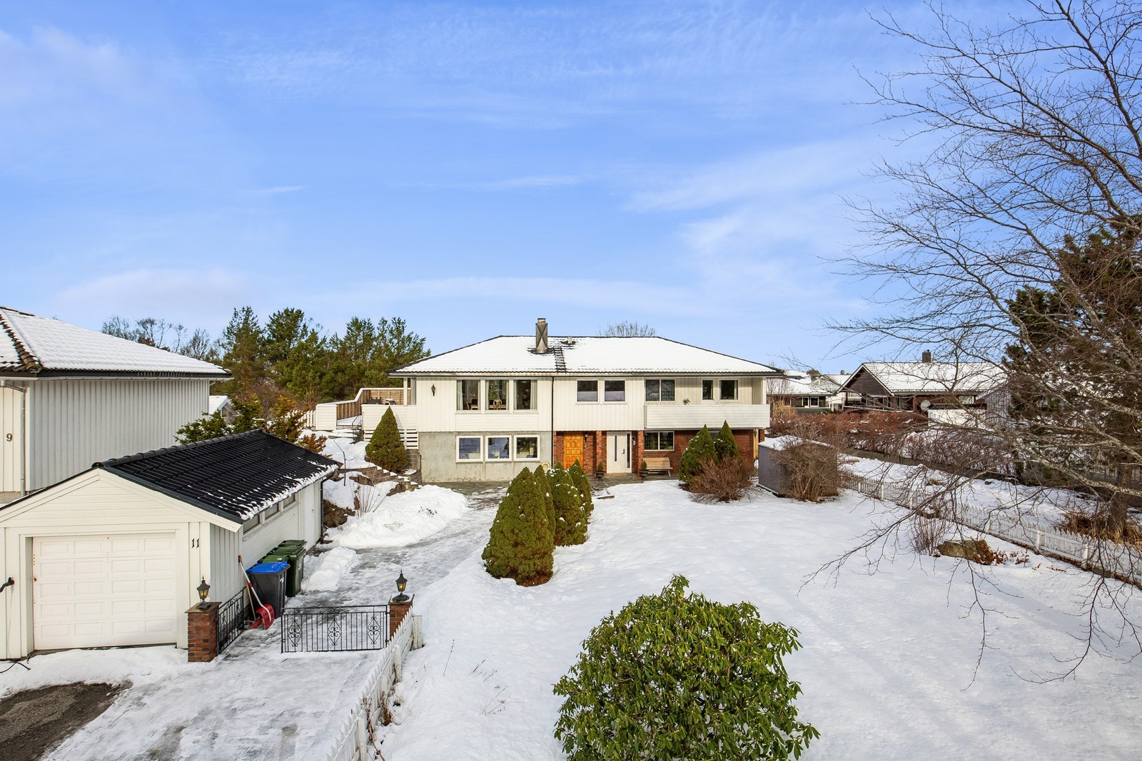 Stor flott opparbeidet tomt. Galleribilde