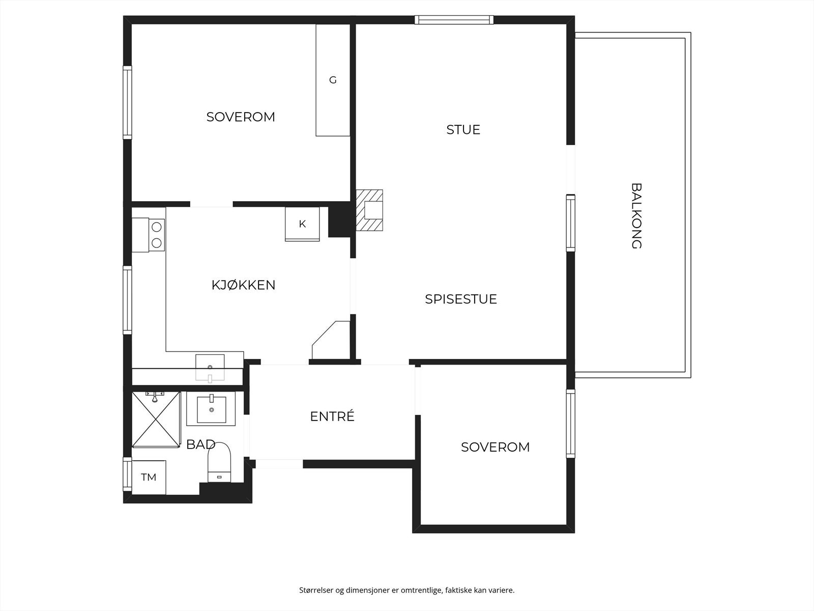 Plantegning Galleribilde