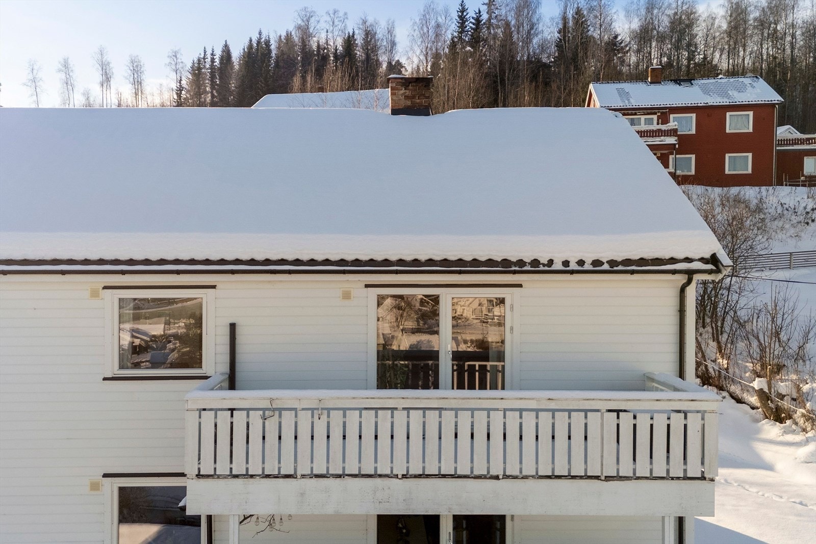 Balkong fra stue. Galleribilde