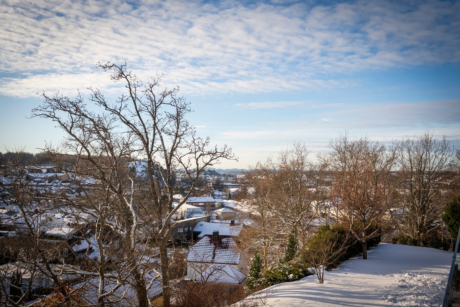 Nydelig utsyn fra kjøkkenet Galleribilde
