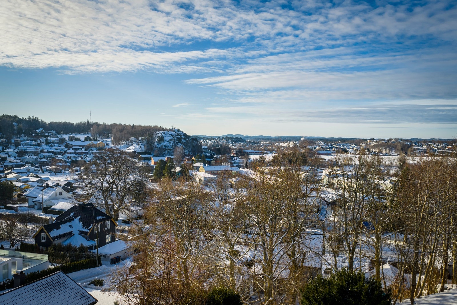Fantastisk utsikt over Mosserød og omkringliggende områder Galleribilde