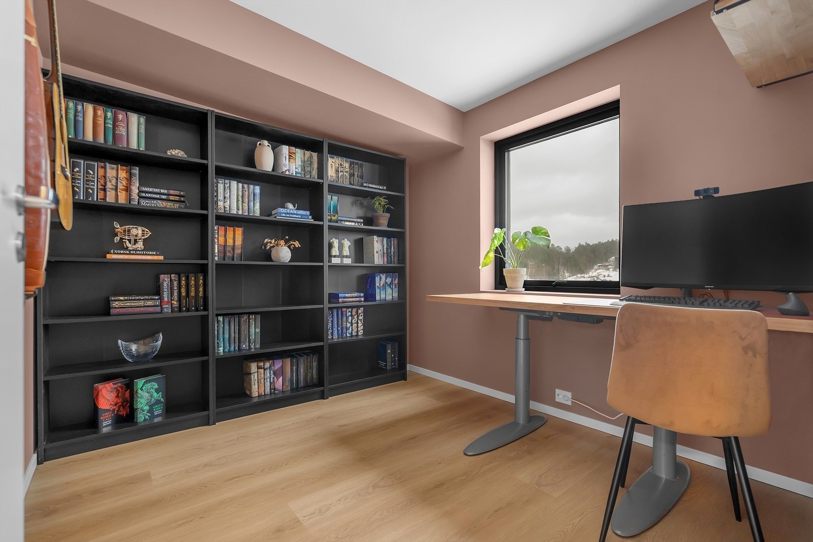 Soverom som i dag blir brukt som kontor. Galleribilde