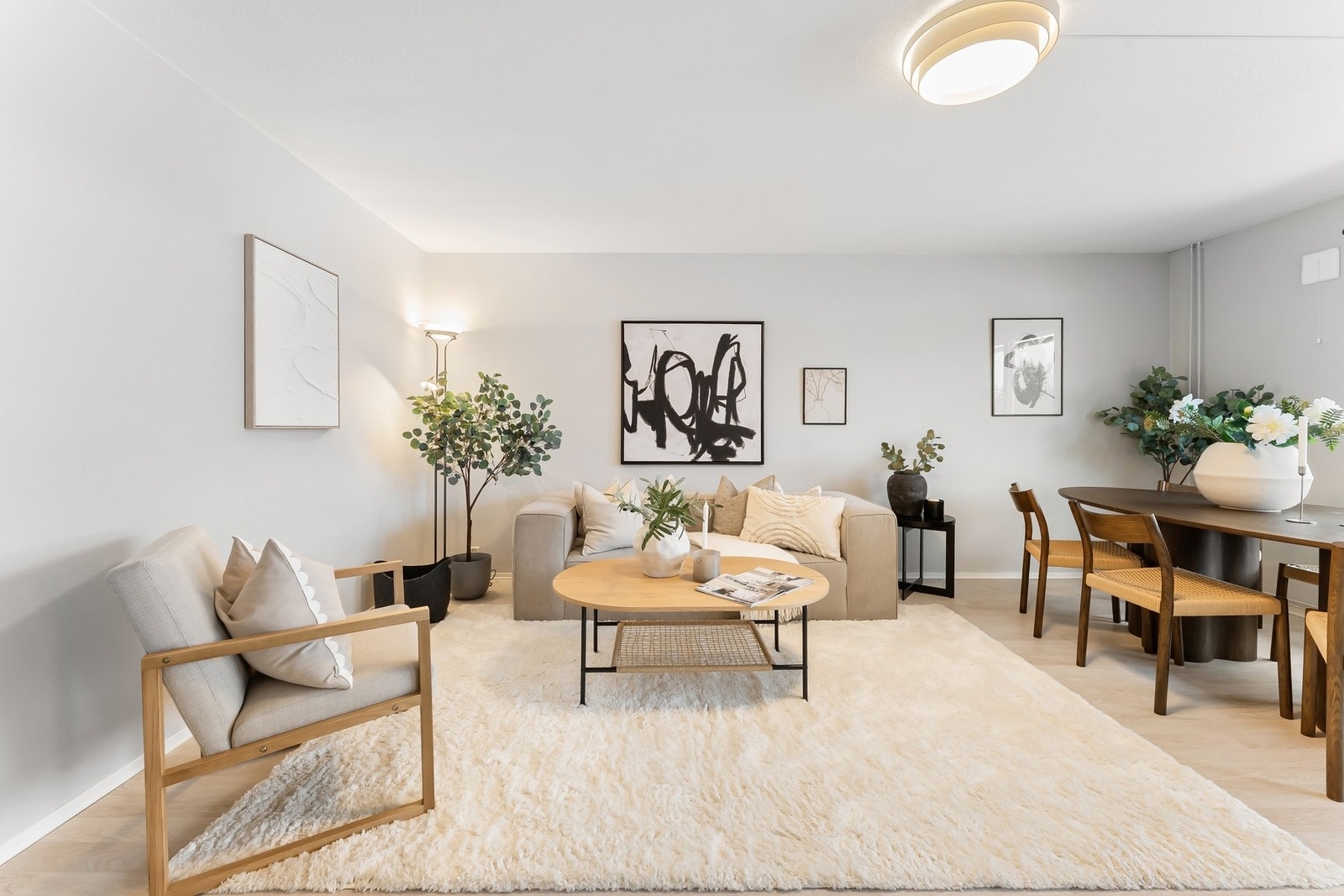 Rommet har en god og funksjonell utforming som gjør det enkelt å møblere etter eget ønske Galleribilde