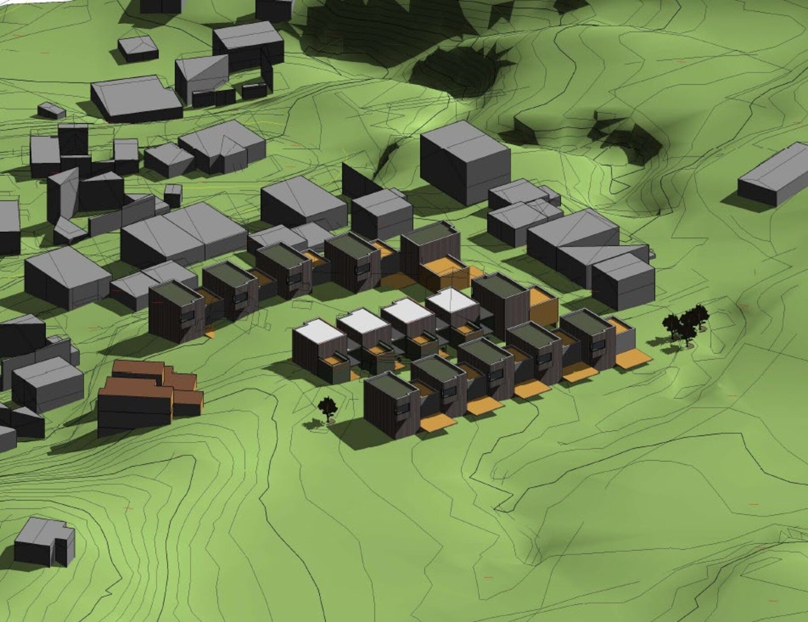 Illustrasjon fra mulighetsstudiet. Galleribilde