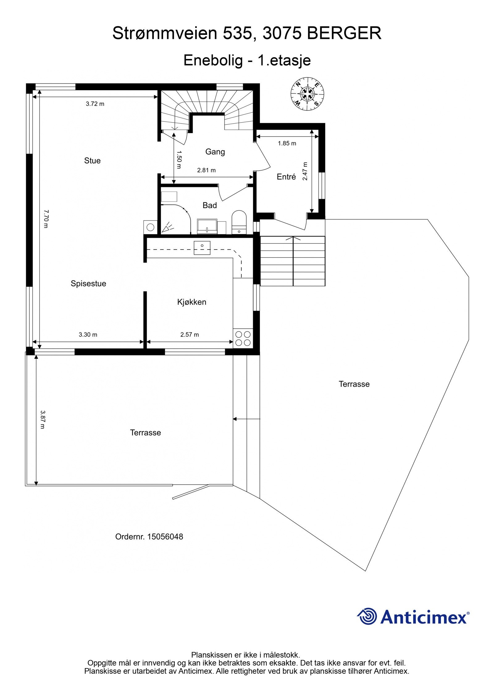 Plantegning 1. etasje. Galleribilde