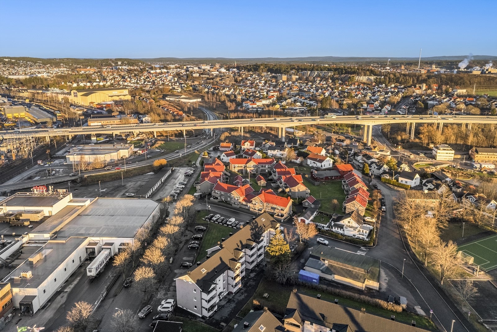 Dronefoto Galleribilde