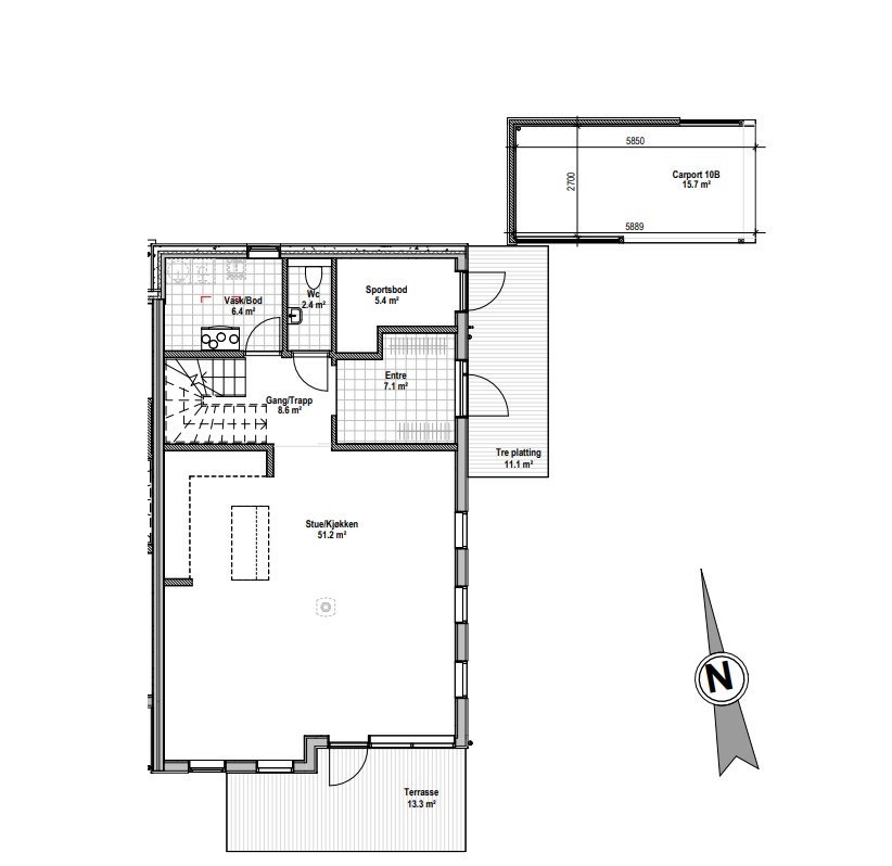 Frydenbergveien 10b, 1 etg. Galleribilde