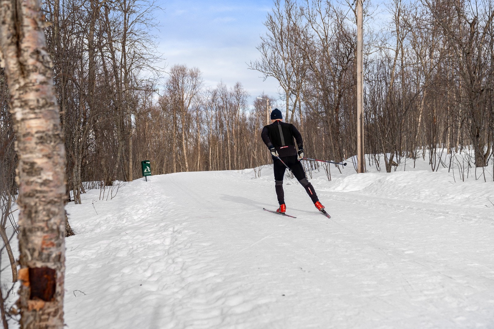 Nærhet til den populære lysløypa som strekker seg over store deler av Tromsøya. Galleribilde