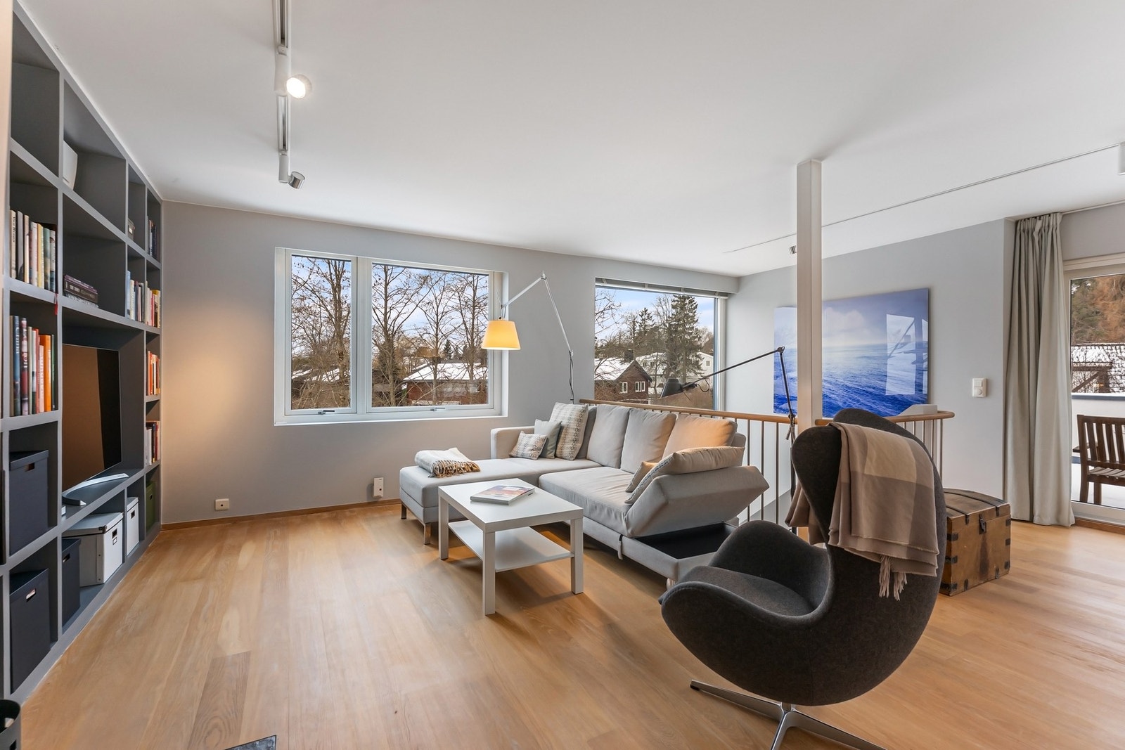 Det er vannbåren gulvvarme i alle rom. Galleribilde