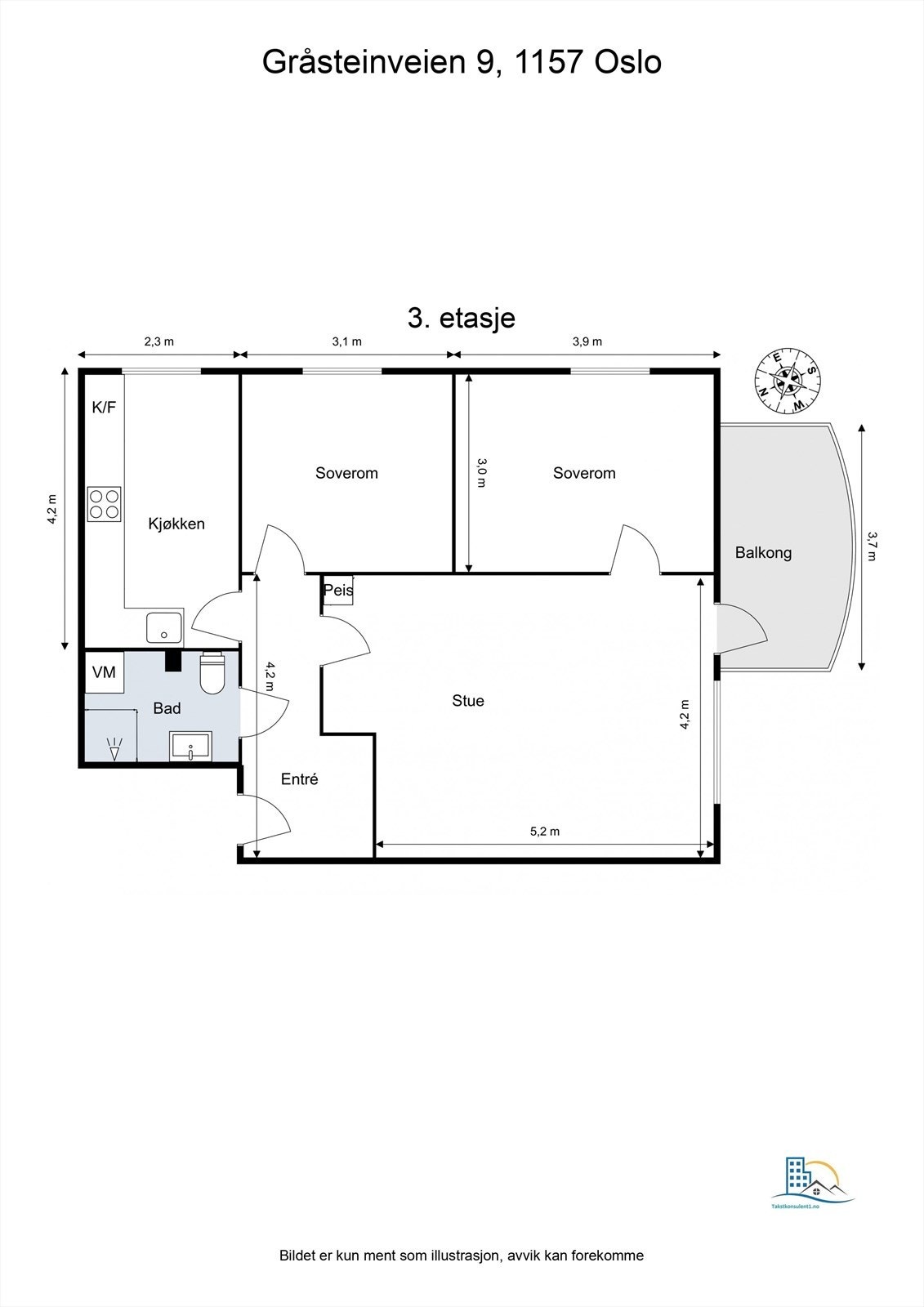 Plantegning Galleribilde