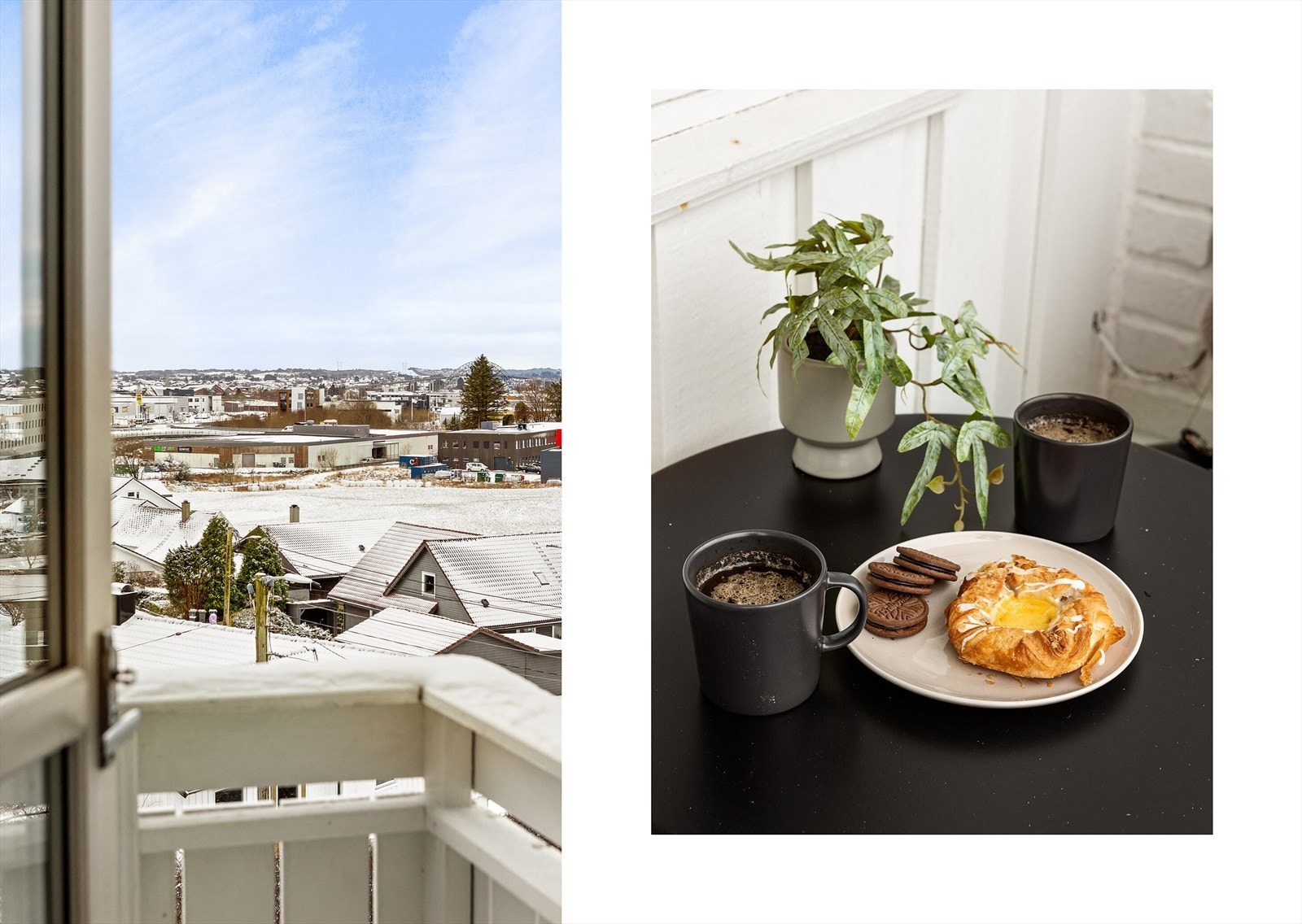 Her kan du nyte en kopp kaffe med en nydelig utsikt! Galleribilde
