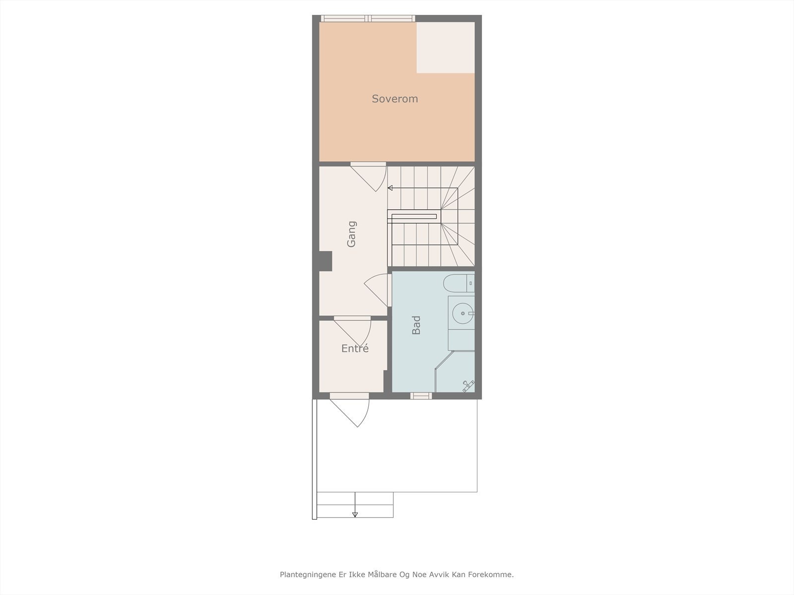 Plantegning 3. etasje / inngangsetasje. Galleribilde