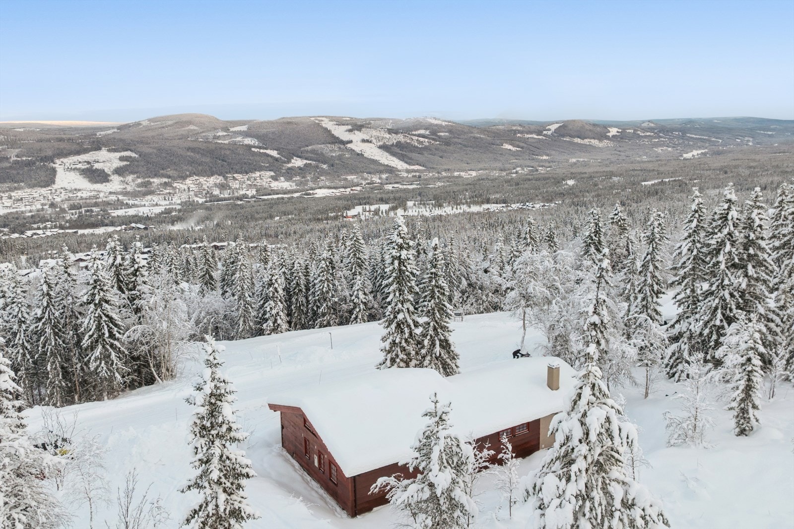 Enkel adkomst til og fra skibakken. Galleribilde