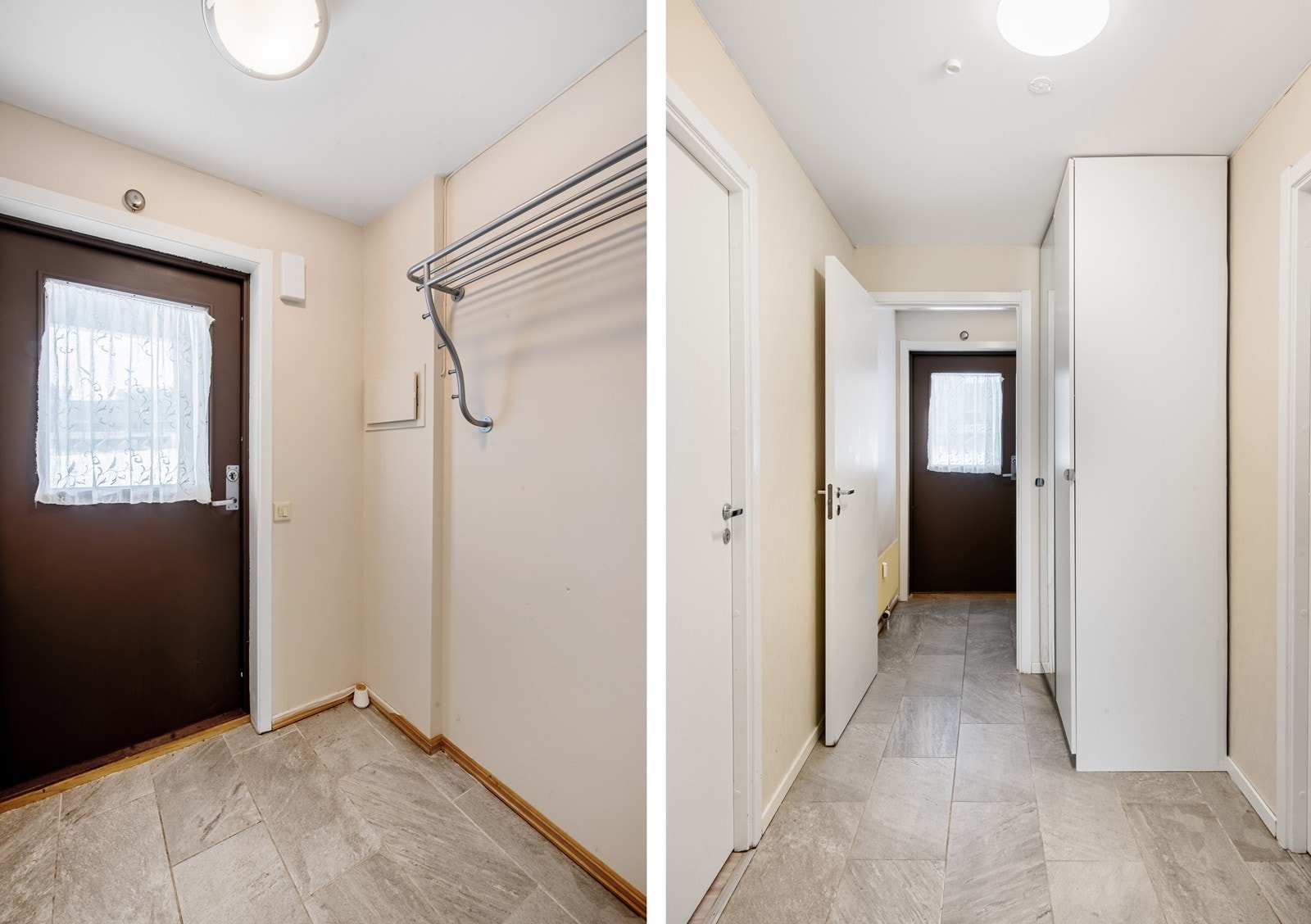 Entre fra svalgang - Heis i bygget Galleribilde