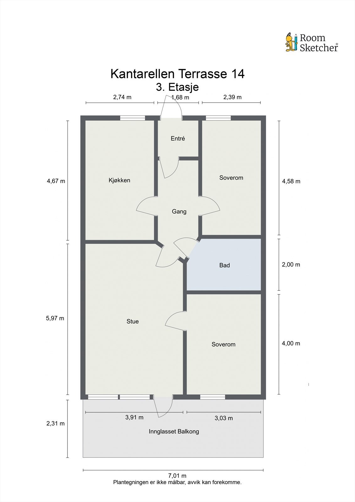 Kantarellen Terrasse 14 - 3. Etasje Galleribilde