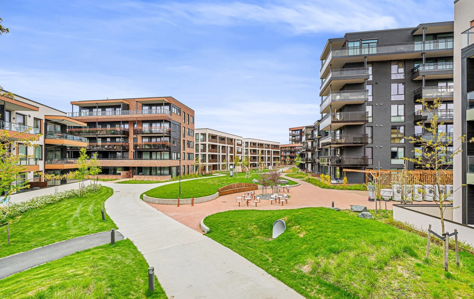 Fellesområde på sommerstid. Galleribilde