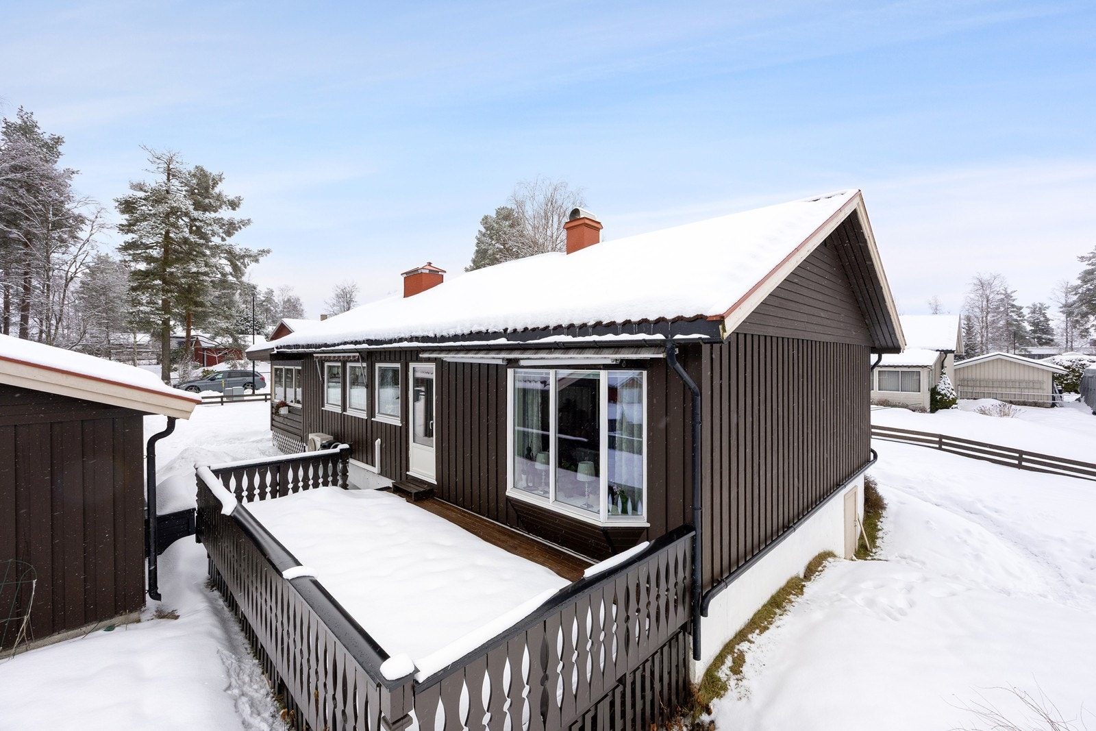 Her er det god plass til utemøblement. Galleribilde