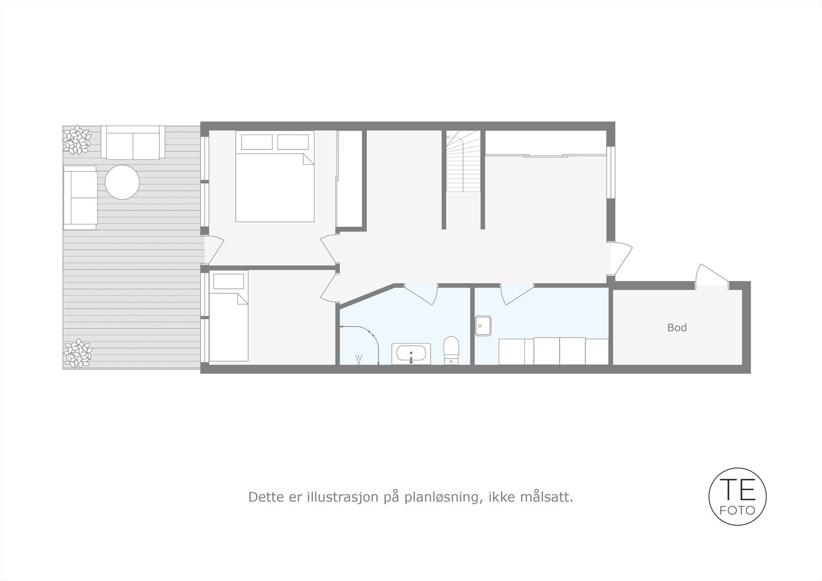 Plantegning 1. etasje. Galleribilde