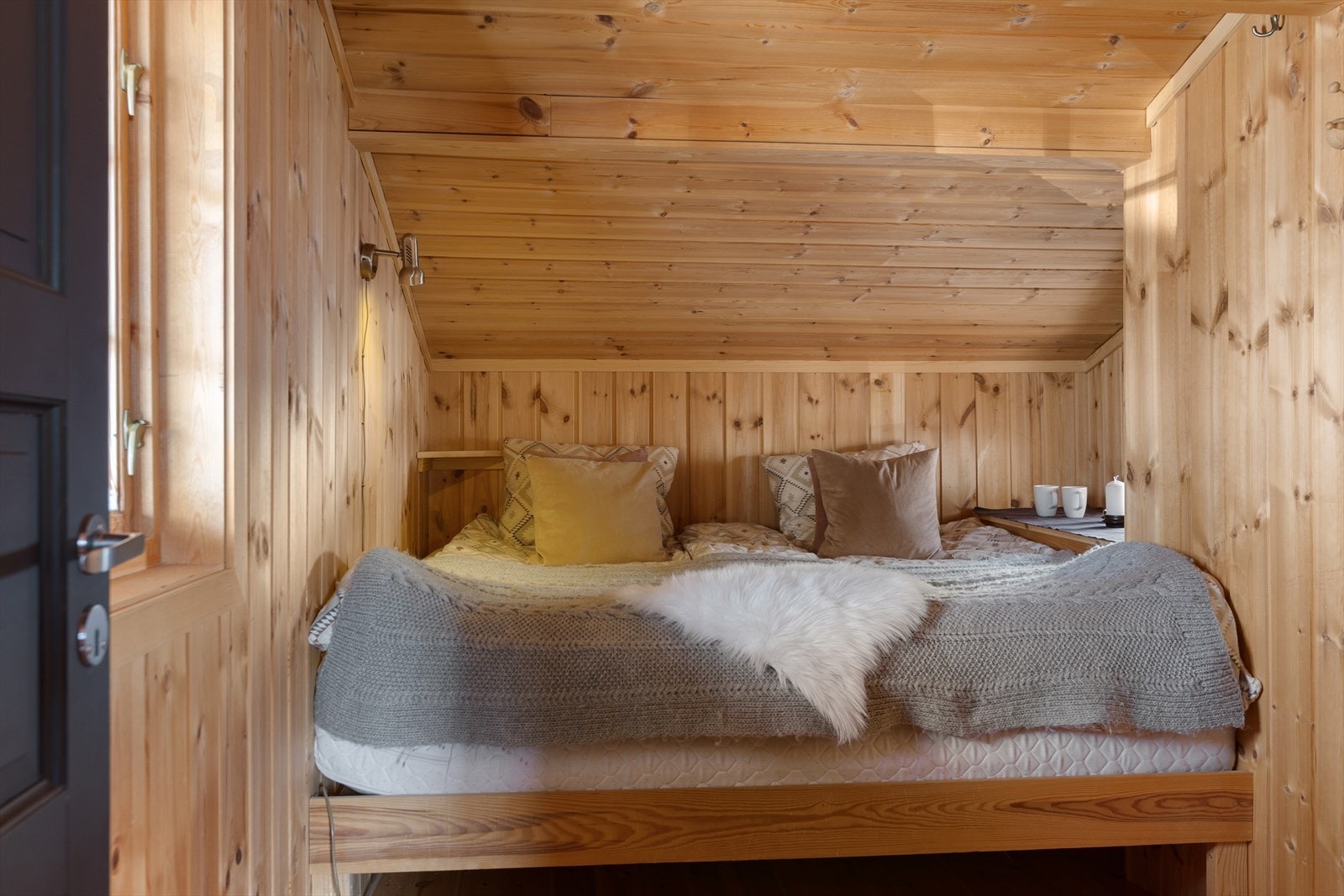 Hytta har tre koselige soverom med god plassutnyttelse. Galleribilde