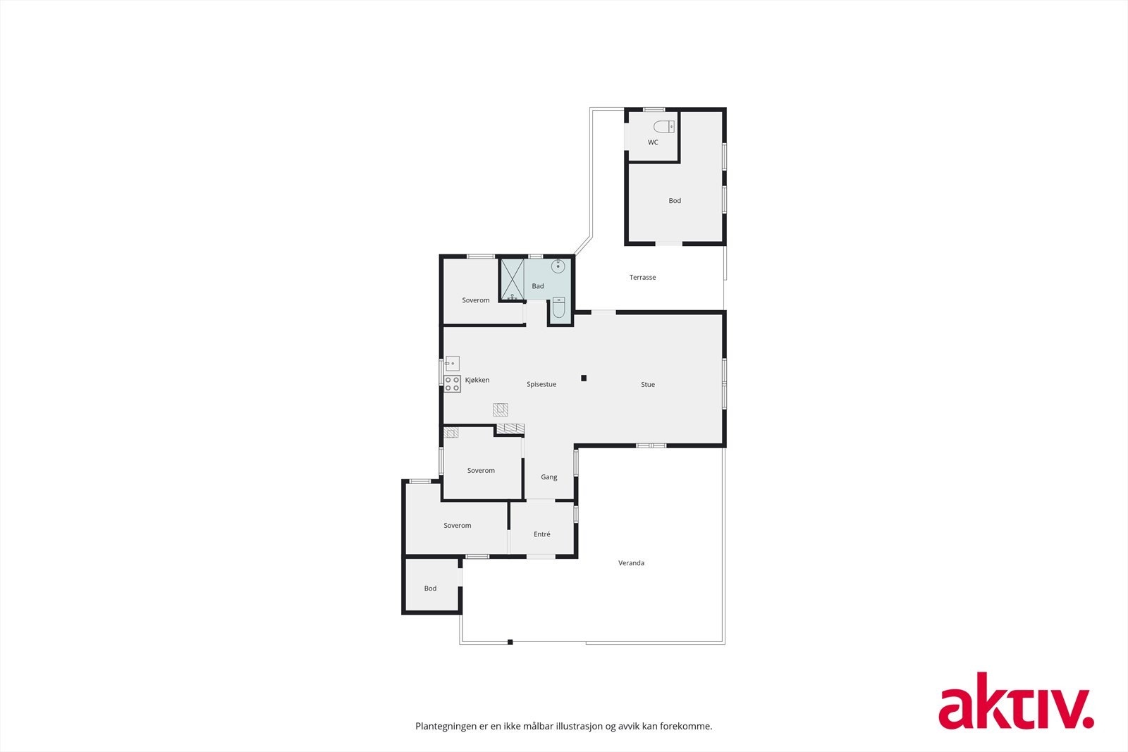 Plantegning. Galleribilde