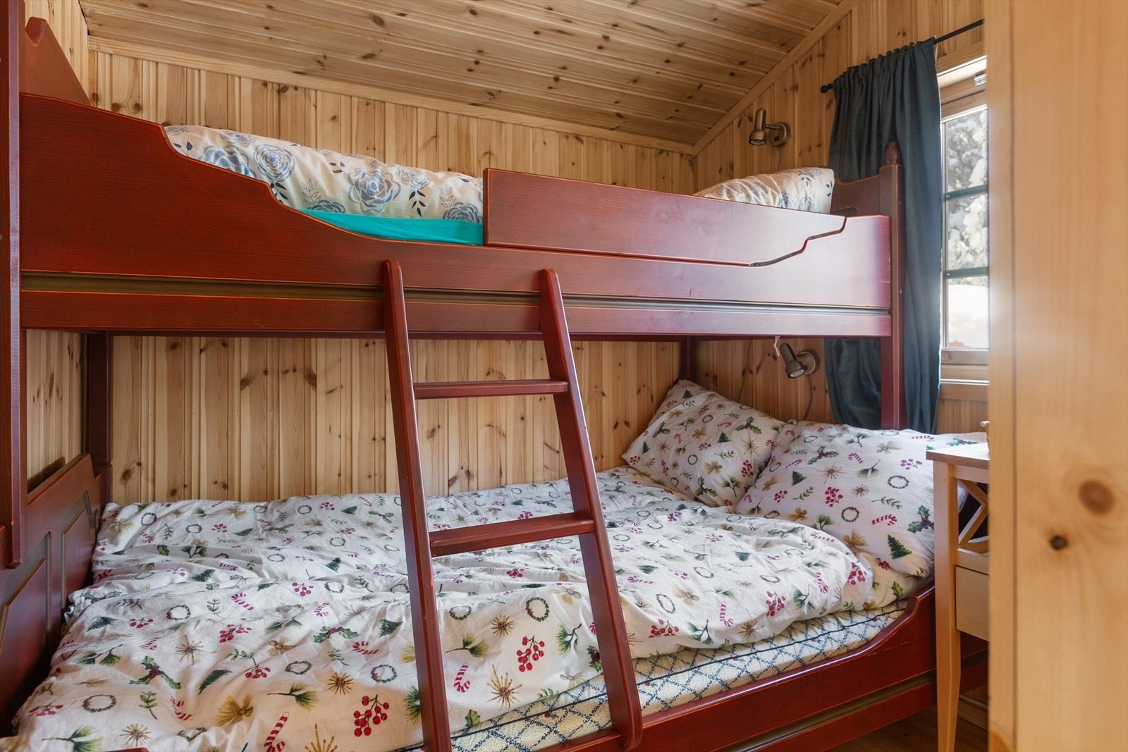 Det andre soverommet har praktisk familiekøye. Galleribilde