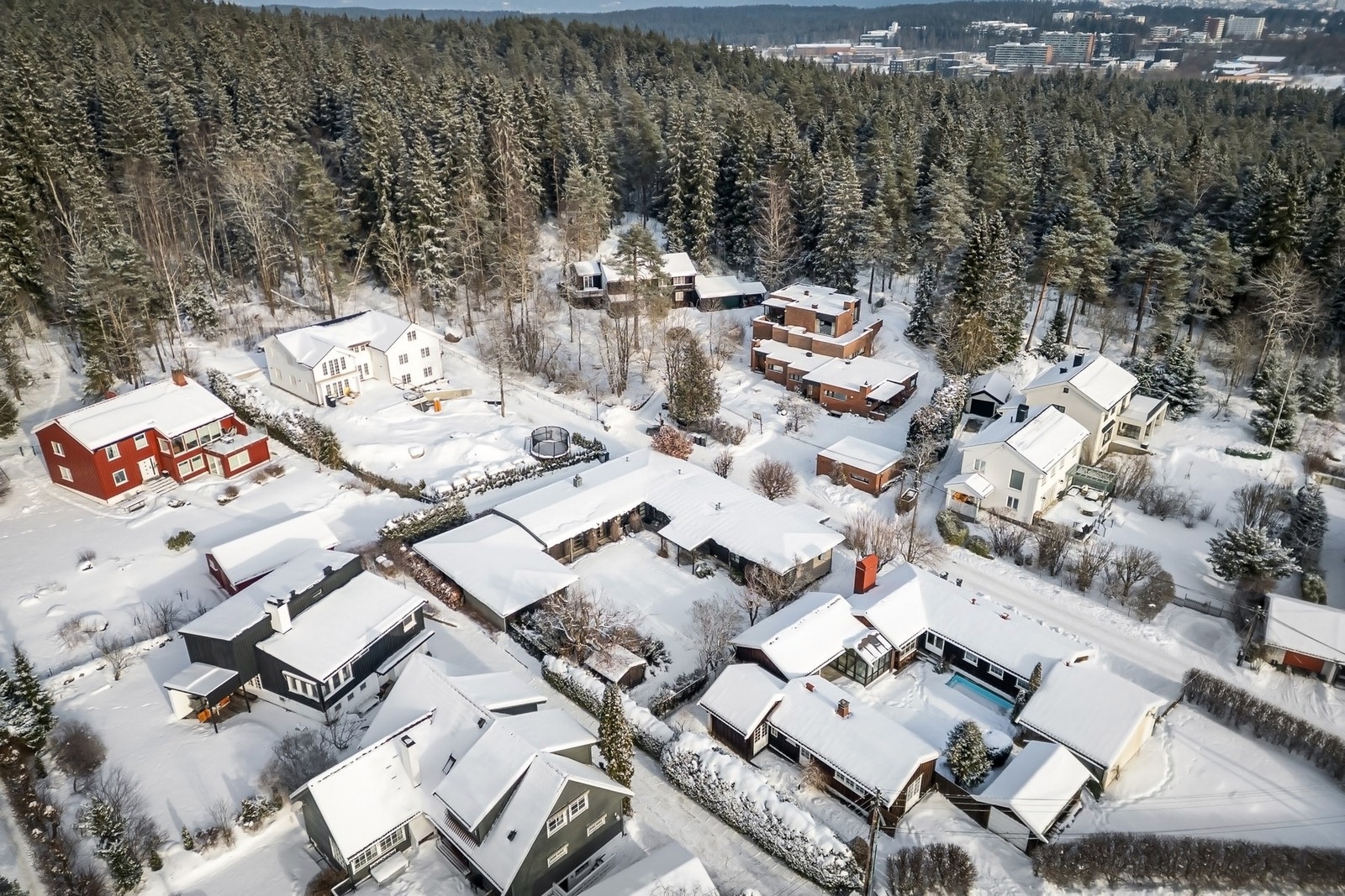 Dronebilde. Galleribilde