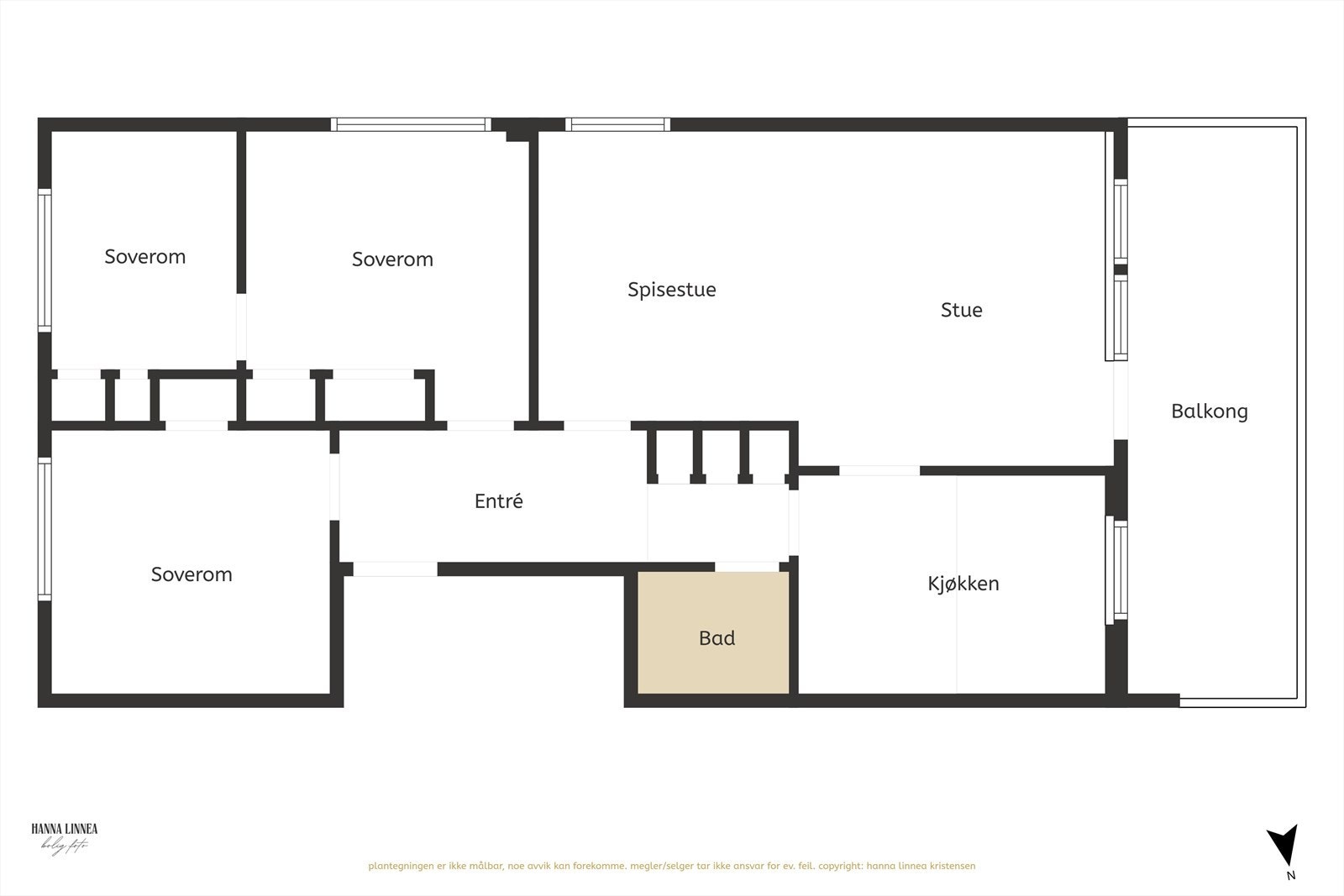Plantegning Galleribilde