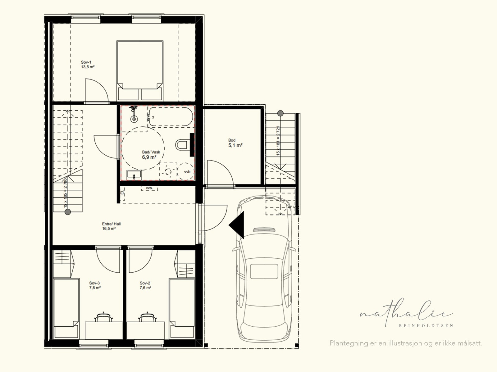 Plantegning Galleribilde