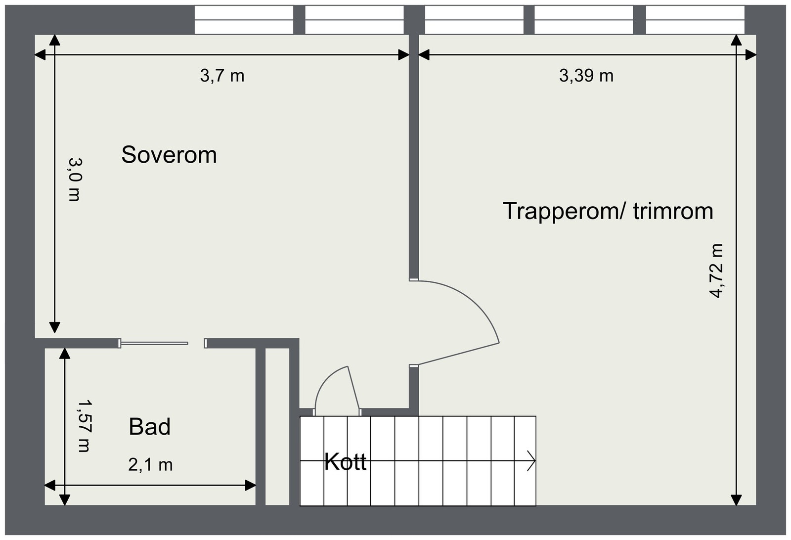 Kjeller tilbygg fra 2018/2019 - Egen ungdomsavdeling eller treningsrom Galleribilde