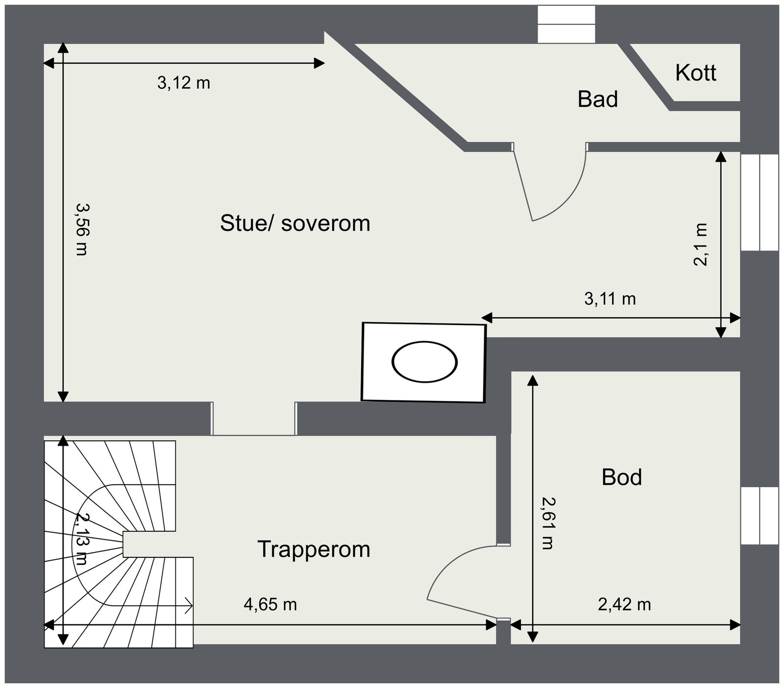Kjeller opprinnelig del Galleribilde