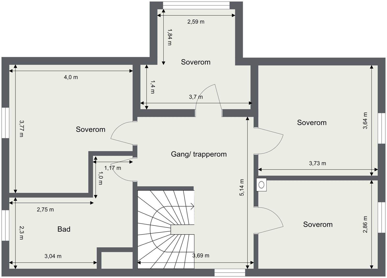 2. etasje Galleribilde