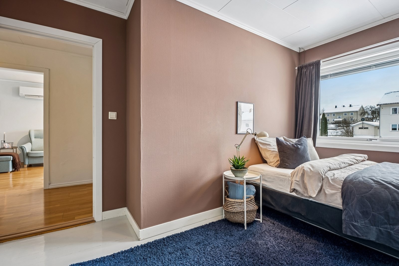 Soverommene er innredet i en tidsmessig og lun fargeskala. Galleribilde