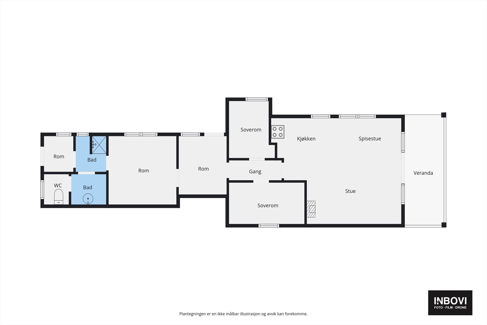 Plantegning øverste hytte - 714 Galleribilde